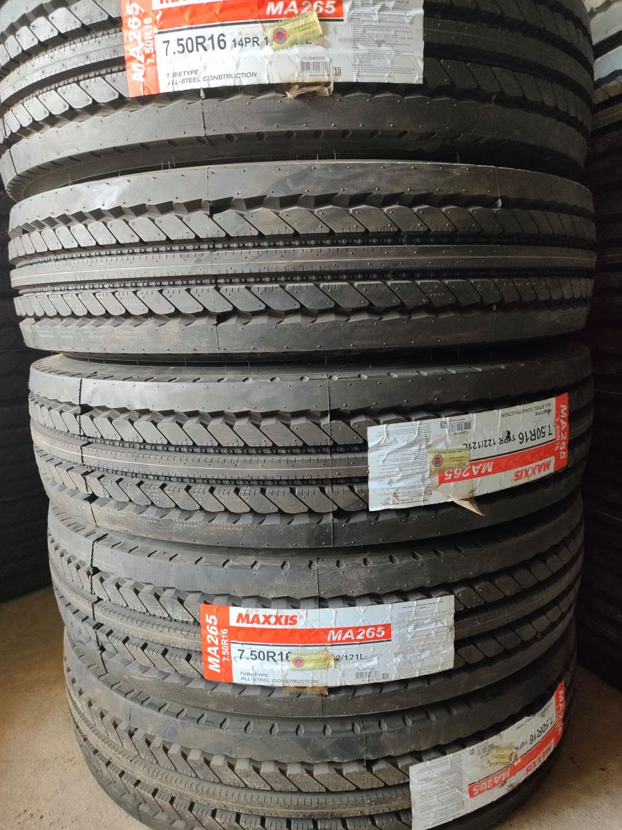 LỐP TẢI 7.50R16 MAXXIS MA265 GAI XUÔI THÁI LAN